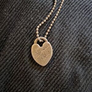 American West Silver Heart Necklace